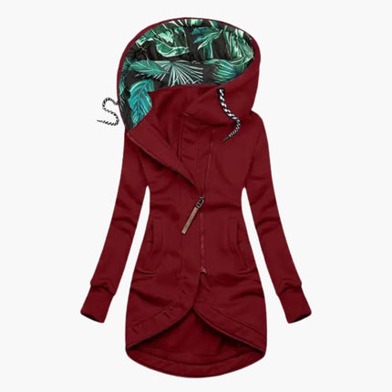 Chaqueta de Invierno con Capucha y Cierre Asimétrico para Mujer SELECTO CANCUN — 4