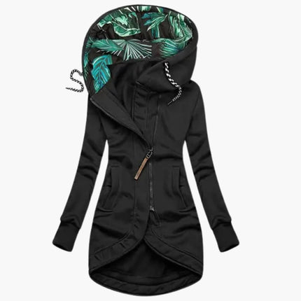 Chaqueta de Invierno con Capucha y Cierre Asimétrico para Mujer SELECTO CANCUN — 5