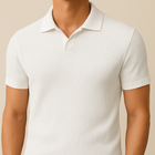 Polo en Maille Coupe Ajustée Slim Fit Homme SELECTO CANCUN
