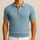 Polo en Maille Tricotée pour Homme SELECTO CANCUN Ashford – Élégance & Respirabilité