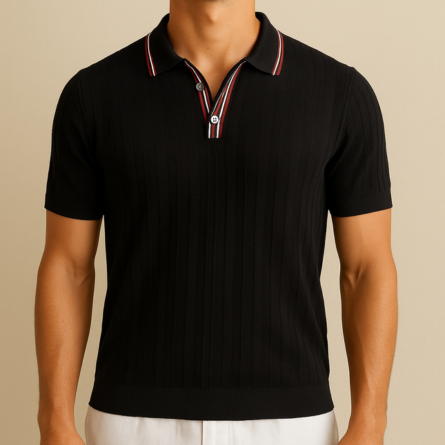 Polo en Maille Tricotée pour Homme SELECTO CANCUN Ashford – Élégance & Respirabilité