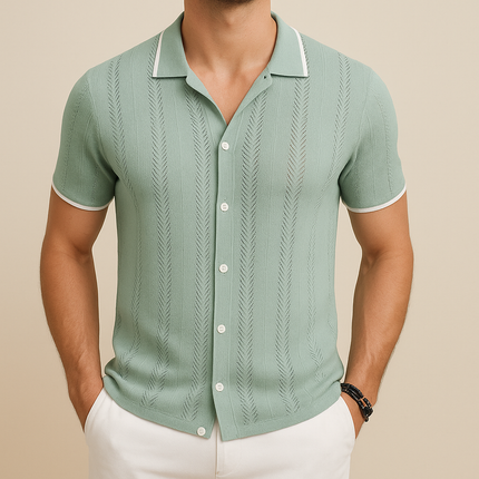 Camisa de Punto Transpirable Informal Hombre SELECTO CANCUN — 4