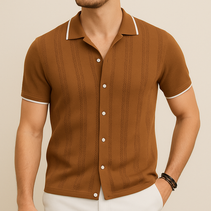 Camisa de Punto Transpirable Informal Hombre SELECTO CANCUN — 3