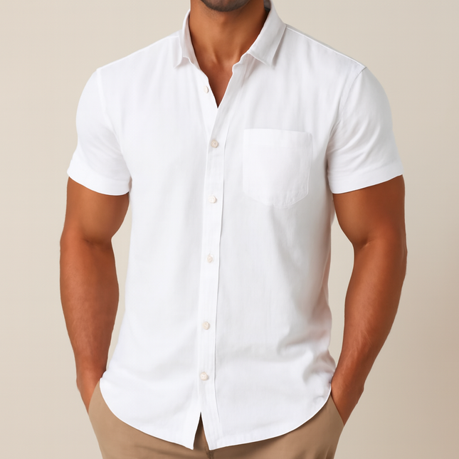 Camisa de Lino Transpirable para Hombre SELECTO CANCUN Portofino – Frescura y Elegancia