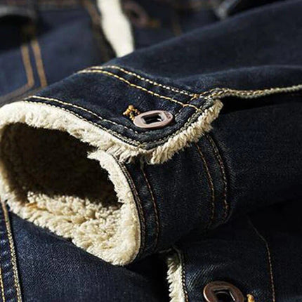 Chamarra de mezclilla con forro para hombre SELECTO Denim Norte — 6