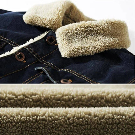 Chamarra de mezclilla con forro para hombre SELECTO Denim Norte — 5