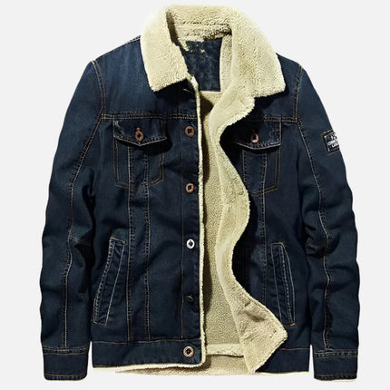 Chamarra de mezclilla con forro para hombre SELECTO Denim Norte — 2
