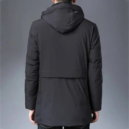 Chamarra negra con forro para hombre SELECTO Liven — 3