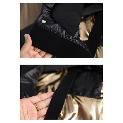 Plumón largo con capucha para mujer SELECTO CANCUN - Corte elegante y calor invernal — 11