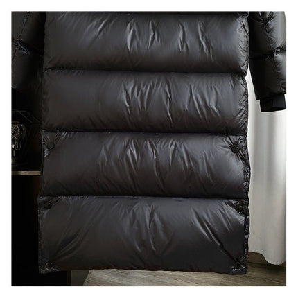 Plumón largo con capucha para mujer SELECTO CANCUN - Corte elegante y calor invernal — 4