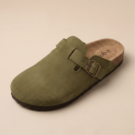 Sabots Anatomiques en Daim SELECTO CANCUN Qomfort – Semelle Liège & Confort Naturel — 5