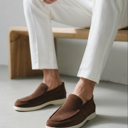 Mocasines de ante estilo Old Money SELECTO CANCUN – Confort artesanal y acabado de lujo — 25