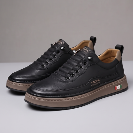 Zapatillas urbanas de estilo italiano SELECTO CANCUN Finlay – Cuero prémium y suela blanda — 2