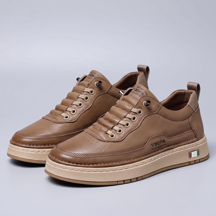 Zapatillas urbanas de estilo italiano SELECTO CANCUN Finlay – Cuero prémium y suela blanda — 3
