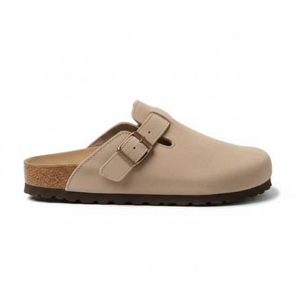 Sabots Anatomiques en Daim SELECTO CANCUN Qomfort – Semelle Liège & Confort Naturel — 1