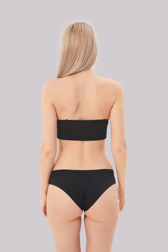 Sujetador tipo bandeau sin tirantes SELECTO CANCUN Celeste – Banda antideslizante y sujeción perfecta