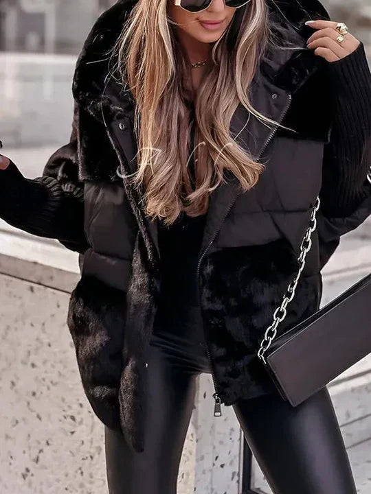 Chaqueta de Gran Confort Invernal con Capucha para Mujer SELECTO CANCUN