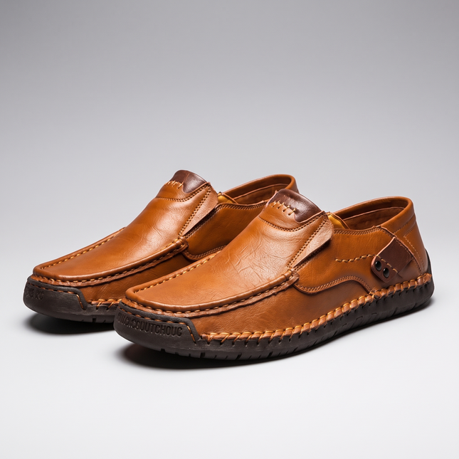 Mocasines Slip-On de Cuero SELECTO CANCUN Milan – Comodidad Sin Cordones & Look Elegante