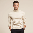 Jersey de cuello alto de cachemira mezclada para hombre SELECTO CANCUN Monte Carlo